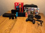 Nintendo Switch Compleet Pakket + Games, Spelcomputers en Games, Games | Nintendo Switch, Eén computer, Zo goed als nieuw, 3 spelers of meer