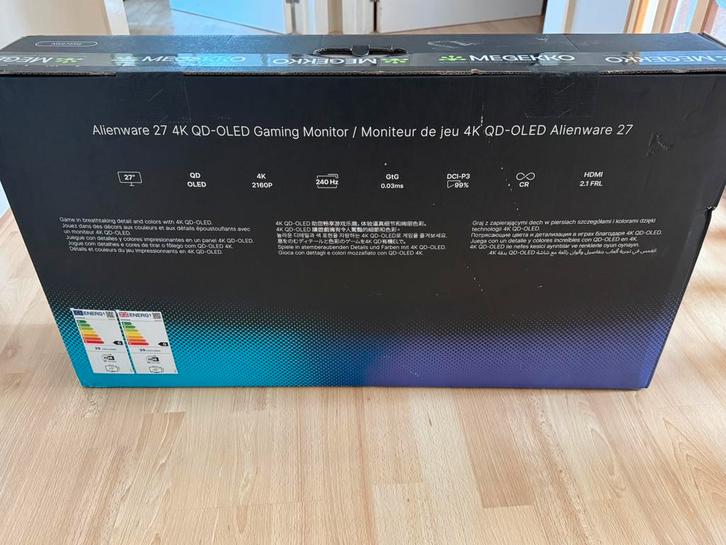 Dell Alienware Aw2725q, Computers en Software, Monitoren, Nieuw, 201 Hz of meer, DisplayPort, HDMI, Gaming, Hoofdtelefoonaansluiting