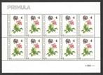 Bloemenpracht op postzegels: Primula, Ophalen of Verzenden, Na 1940, Postfris