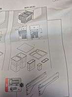 Hailo 3619-60/61 uittrek afvallade, Nieuw, Minder dan 100 cm, Grijs, Nvt
