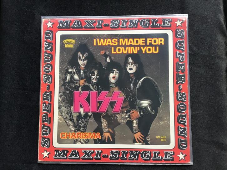 KISS- I was made for loving you - Maxi Single, Cd's en Dvd's, Vinyl | Hardrock en Metal, Gebruikt, Ophalen of Verzenden