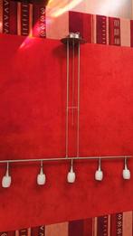 RVS hang/plafond lamp., Modern, Zo goed als nieuw, Ophalen, 75 cm of meer