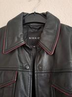 NIKKIE leren jasje mt XXS, Kleding | Dames, Jassen | Winter, Ophalen of Verzenden, Nieuw, Maat 34 (XS) of kleiner, Zwart