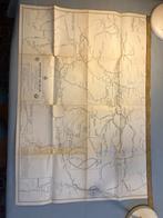 Oude Waterkaart van België - 1954, Gelezen, Ophalen of Verzenden, Landkaart, België of Luxemburg