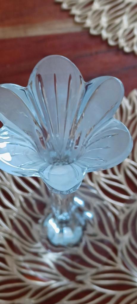 Set van 2 kandelaren , 24 % lood christal., Antiek en Kunst, Antiek | Glas en Kristal, Ophalen of Verzenden