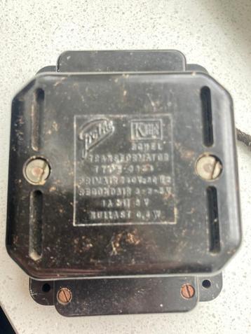 Grothe transformator trafo 3154 3-5-8 Volt Retro SCHEL beschikbaar voor biedingen