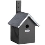 Houten vogelhuisje grijs, *, Nieuw, Ophalen of Verzenden, *