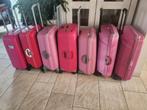 IK WIL EEN ROZE AMERICAN TOURISTER KOFFER BY SAMSONITE, Hard kunststof, 45 tot 55 cm, Ophalen of Verzenden, Zo goed als nieuw