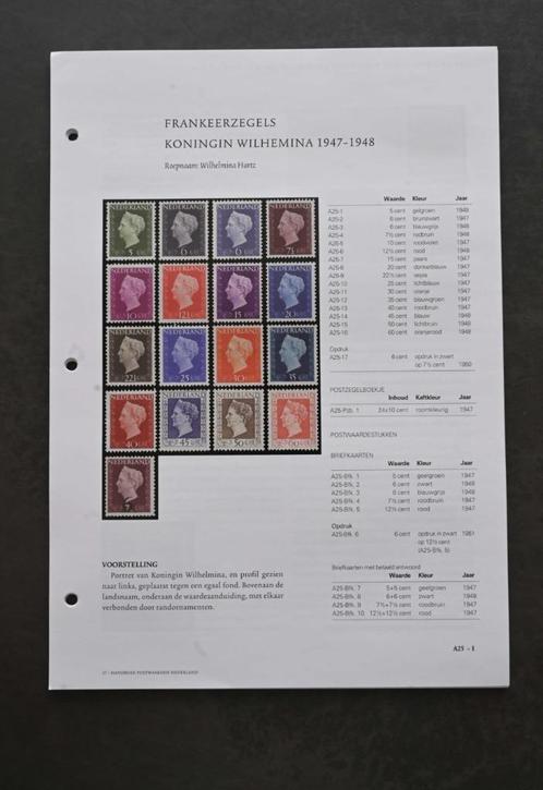 Frankeerzegels Koningin Wilhelmina 1947-1948 / drukwerk, Postzegels en Munten, Postzegels | Toebehoren, Overige typen, Verzenden