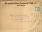 Amsterdam - Vrachtbureau Stoomvaart Mij Nederland - 1912, Postzegels en Munten, Brieven en Enveloppen | Nederland, Ophalen of Verzenden