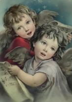 Franse religieuze afbeelding van kinderen /  engelen, Overige typen, Gebruikt, Ophalen of Verzenden