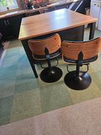 Ikea bartafel met 2 barkrukken, Huis en Inrichting, Ophalen, 50 tot 100 cm, Zo goed als nieuw, Minder dan 100 cm