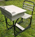 oud buro - schoolbank - bankje - antiek, Kinderen en Baby's, Kinderkamer | Tafels en Stoelen, Ophalen, Gebruikt