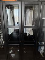 Ikea pax kast met glazen deuren, Huis en Inrichting, Kasten | Kledingkasten, Ophalen, Gebruikt, 50 tot 75 cm, 200 cm of meer