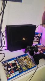 PS4 (1TB) met 2 controllers, games en lader, Spelcomputers en Games, Spelcomputers | Sony PlayStation 4, Met 2 controllers, Ophalen of Verzenden