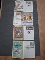 postzegels kerstbladen engelse gebieden man, Ophalen of Verzenden, Gestempeld