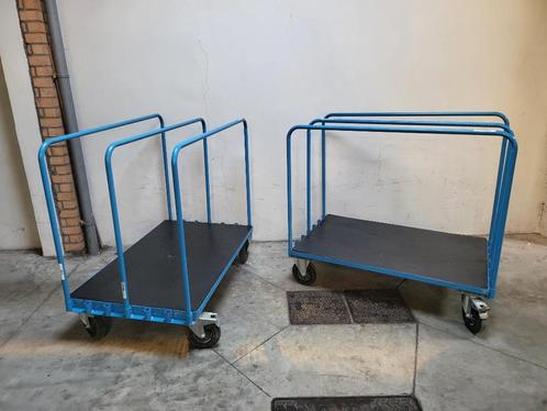 eurokraft pro Platentransportwagen inclusief 3 beugels, Doe-het-zelf en Verbouw, Transportwagens, Gebruikt, Transportkar, 100 liter of meer