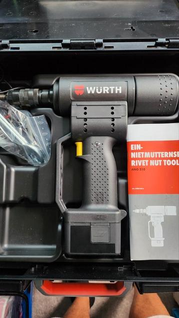 Wurth A310 Accu Blindklinkmoertang - Nieuwstaat beschikbaar voor biedingen