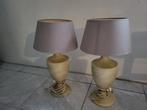 Set van 2 vintage tafellampen, Gebruikt, Ophalen of Verzenden, Minder dan 100 cm, Vintage