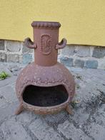 * tuinhaard; gietijzeren potkachel of tuinkachel, 50 cm, Tuin en Terras, Tuinhaarden, Ophalen, Gebruikt