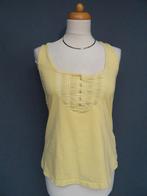 SALE !! HUNKEMOLLER maat S, top met kanten rug., Maat 38/40 (M), Geel, Ophalen of Verzenden, Zo goed als nieuw