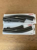 Te Koop 7 Marklin Wissels 2 x 24671 en 5 x 24672 in prima st, Hobby en Vrije tijd, Modeltreinen | H0, Wisselstroom, Gebruikt, Rails