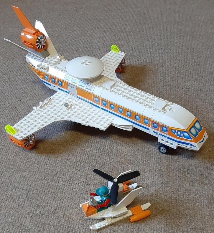 LEGO Jack Stone vliegtuig en helikopter, Kinderen en Baby's, Speelgoed | Duplo en Lego, Gebruikt, Lego, Ophalen of Verzenden
