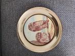 Ronde tegel met messing rand, Antiek en Kunst, Ophalen of Verzenden