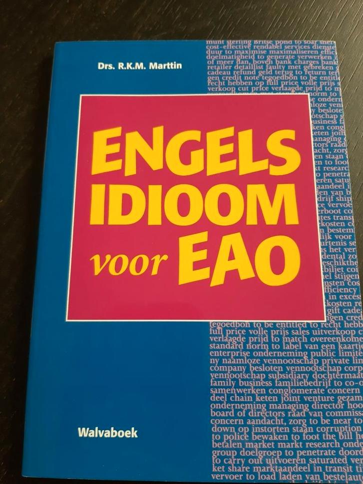 R.K.M. Marttin - Engels idioom voor het EAO, Boeken, Schoolboeken, Zo goed als nieuw, Engels, Overige niveaus, Ophalen of Verzenden