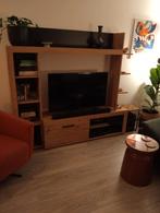 tv wandmeubel, Huis en Inrichting, Kasten | Wandmeubels, Ophalen, 150 tot 200 cm, Zo goed als nieuw, Eikenhout