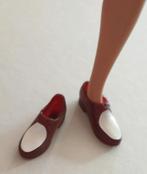 (Barbie) KEN brown en White dress shoes 1964 Japan Mattel, Ophalen of Verzenden, Accessoires