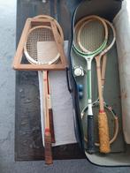 Vintage Tennis en squash Rackets Set, Ophalen of Verzenden, Gebruikt, Racket, Dunlop