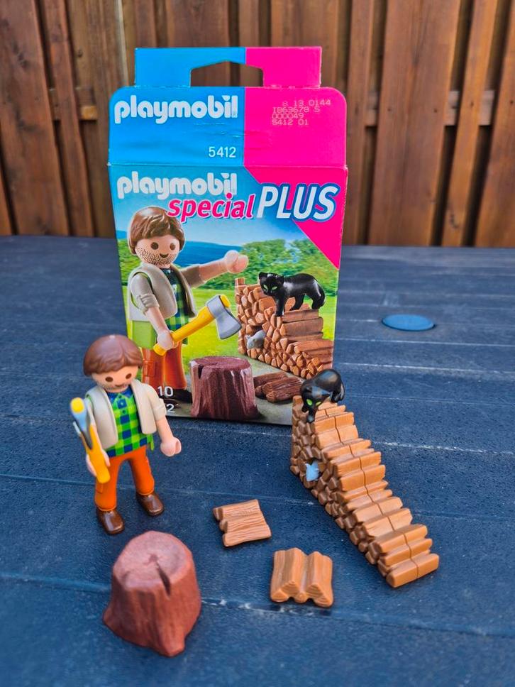 Playmobil Special Plus Houthakker Set 5412, Kinderen en Baby's, Speelgoed | Playmobil, Zo goed als nieuw, Complete set, Ophalen of Verzenden