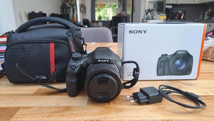 Sony DSC-HX350 fotocamera incl. lader, tas, SD64gb en doos, Audio, Tv en Foto, Fotocamera's Digitaal, Zo goed als nieuw, Compact