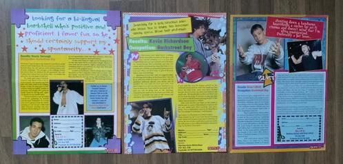 Artikel Backstreet Boys / Ritchie Neville (Five), Verzamelen, Tijdschriften, Kranten en Knipsels, Knipsel(s), Buitenland, 1980 tot heden
