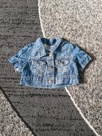 Blauw spijkerjasje Maat 80, Kinderen en Baby's, Babykleding | Maat 80, Meisje, Ophalen of Verzenden, Zo goed als nieuw, Onbekend