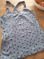 Leuk grijze top met kruisband Sandwich maat M/L, Ophalen of Verzenden, Zo goed als nieuw, Grijs, Korte mouw