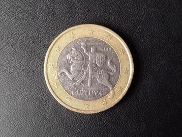 026: 1 Euromunt in nieuwstaat Litouwen 2015    beschikbaar voor biedingen