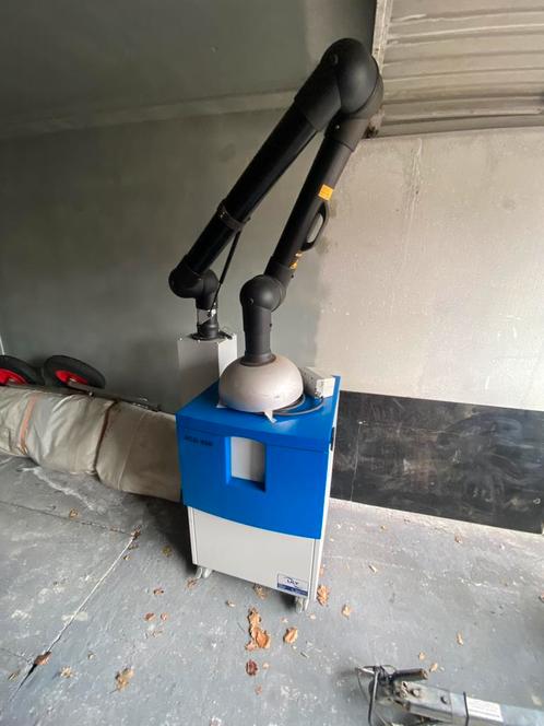 Punt afzuiging mobiele afzuiging, Doe-het-zelf en Verbouw, Ventilatie en Afzuiging, Gebruikt, Afzuiger, Ophalen of Verzenden