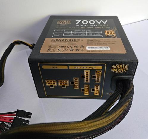 Cooler Master Silent Pro Gold 700w voeding, Computers en Software, Interne voedingen, Gebruikt, Ophalen of Verzenden