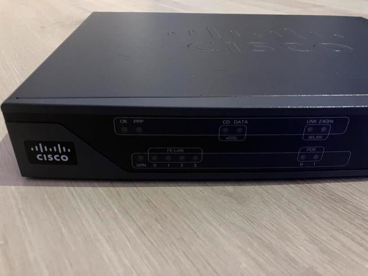 Cisco 887VA-SEC-K9 Router met Modem, Computers en Software, Routers en Modems, Gebruikt, Router met modem, Ophalen of Verzenden