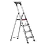 Altrex Double Decker Huishoudtrap 4 treden, Doe-het-zelf en Verbouw, Ladders en Trappen, Trap, Opvouwbaar of Inschuifbaar, Zo goed als nieuw