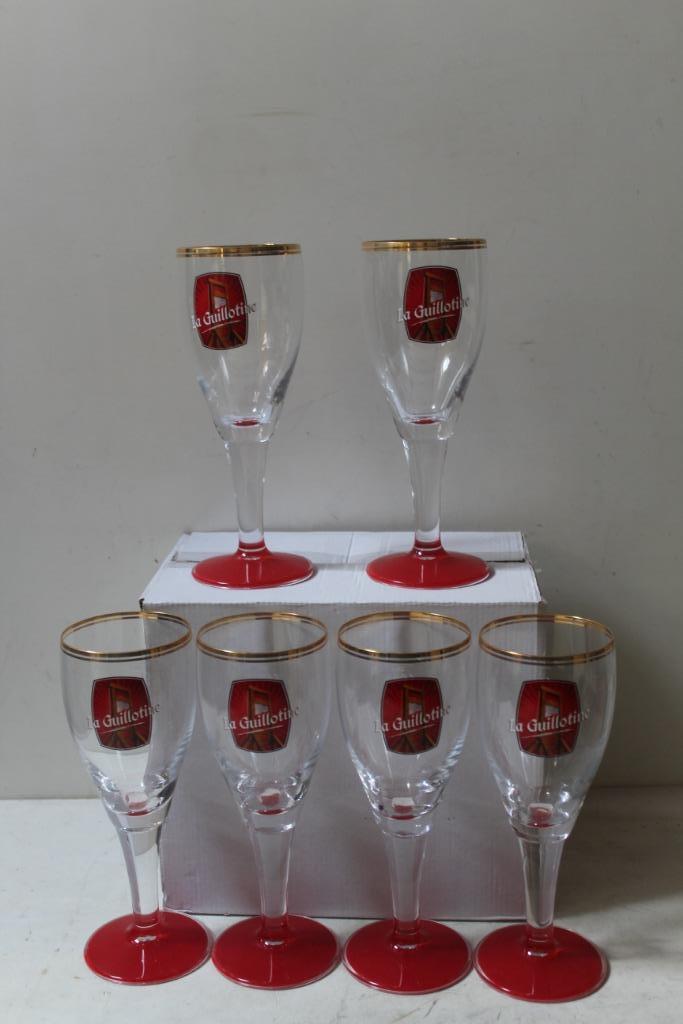 la guillotine, Verzamelen, Biermerken, Nieuw, Glas of Glazen, Overige merken, Ophalen of Verzenden