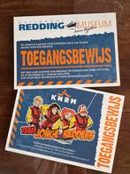 2x Toegangsbewijs Nationaal Redding Museum, Tickets en Kaartjes, Twee personen, Ticket of Toegangskaart