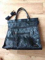 Tas  Leer  (Escarte), Sieraden, Tassen en Uiterlijk, Tassen | Damestassen, Ophalen of Verzenden, Nieuw, Zwart