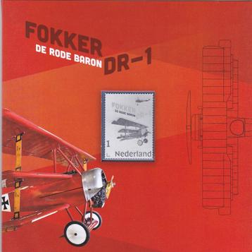 Persoonlijke Zilveren zegel Fokker DR-1 De rode Baron (894)