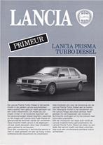 Brochure Lancia Prisma Turbo Diesel 1984 NEDERLAND, Boeken, Lancia, Overige merken, Ophalen of Verzenden, Zo goed als nieuw