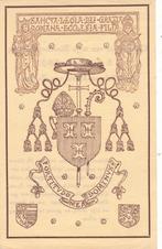 Devotieprentje : Bisschopswijding Gulielmus - M. v .Zuylen, Ophalen of Verzenden, Zo goed als nieuw, Kaart of Prent, Christendom | Katholiek