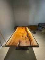 Epoxy Eettafel | Olijf hout | Eiken hout | walnoot hout |, 200 cm of meer, 50 tot 100 cm, Nieuw, Rechthoekig