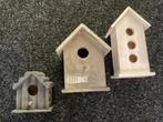 TE KOOP.  DRIE NIEUWE VOGELHUISJES., Ophalen of Verzenden, Nieuw